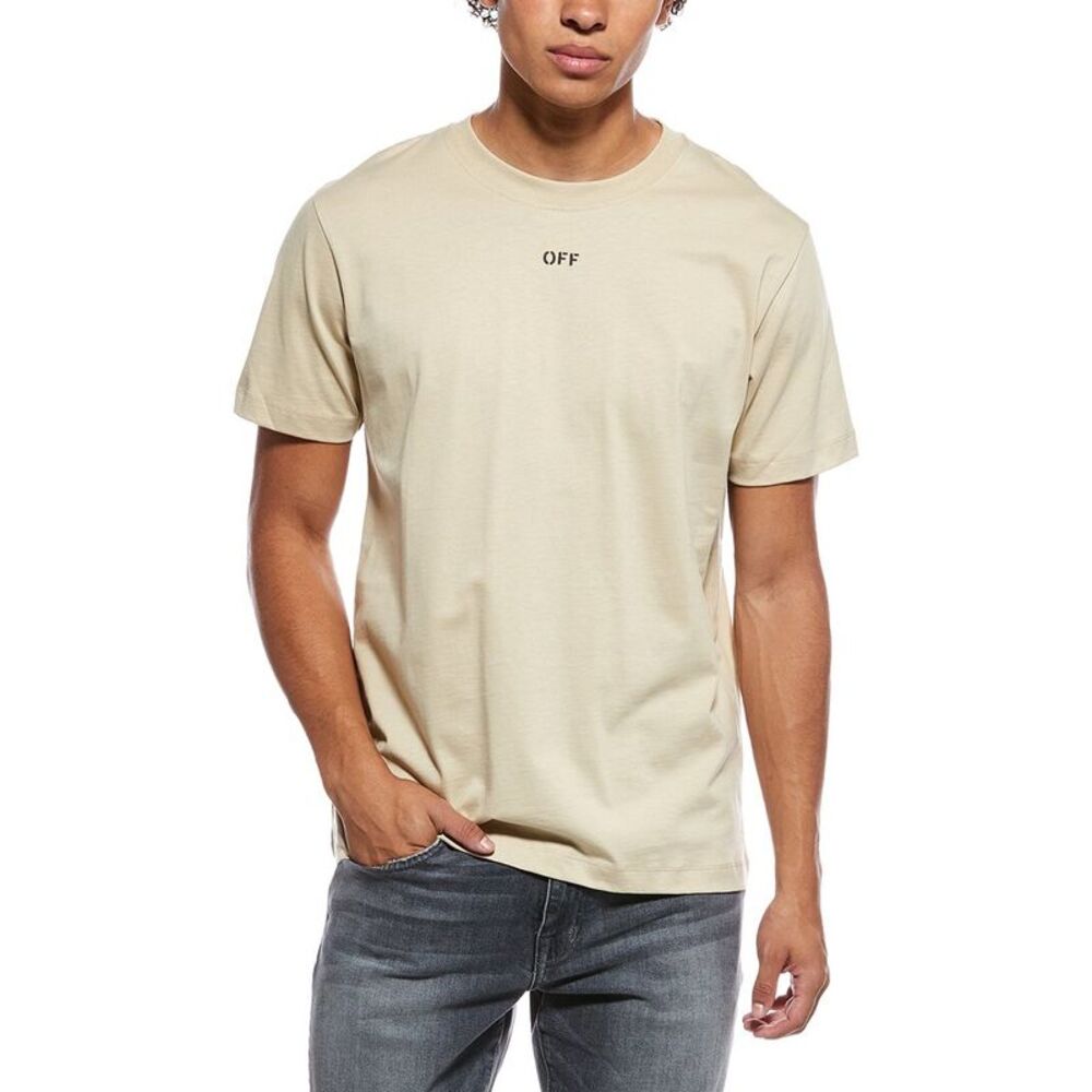 Off-White™ Mens  T-Shirt, Brown